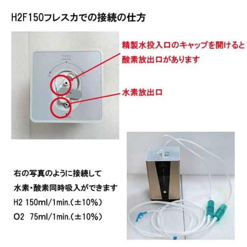 フレスカ150酸素吸引方法